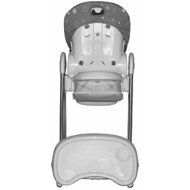 Feeding Chair Lorelli Party Party Cool Grey Leather 6