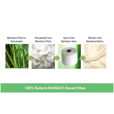 Towel Bamboo Babymatex, White 3