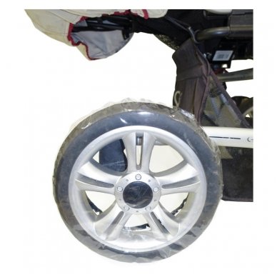 Apsauga vežimėlio ratams PVC 4 vnt.
