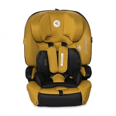 Car seat Lorelli BENEVENTO Isofix 76-150 cm, Lemon Curry 1
