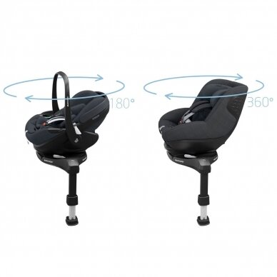 Automobilinė kėdutė Maxi Cosi PEBBLE 360 Pro² Essential Black 13