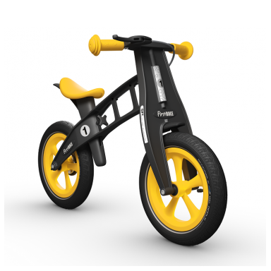 Balansinis dviratis FirstBike SPECIAL GELTONAS