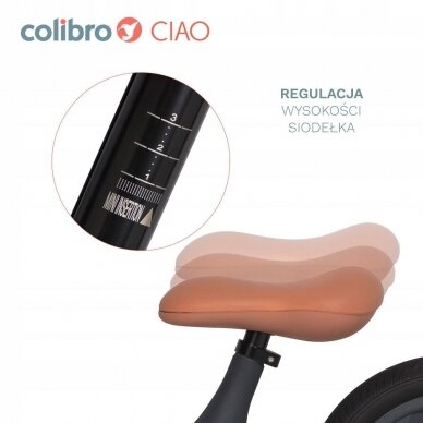 Balansinis dviratukas Colibro Ciao, Rose Gold 4