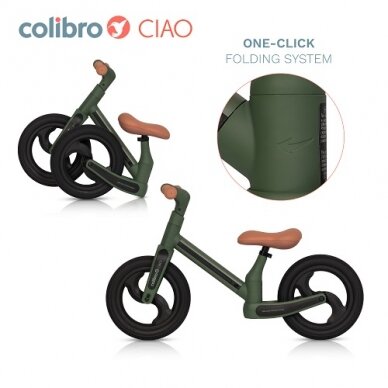 Balance bike Colibro Ciao, Forest Green 6