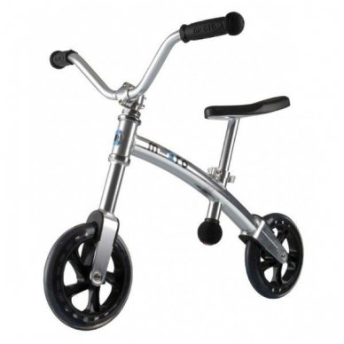 Balansinis dviratukas MICRO G-Bike Chopper sidabrinis
