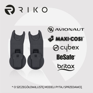 Riko Velar adapteriai, autokėdutei uždėti Riko Velar adapteriai, autokėdutei uždėti