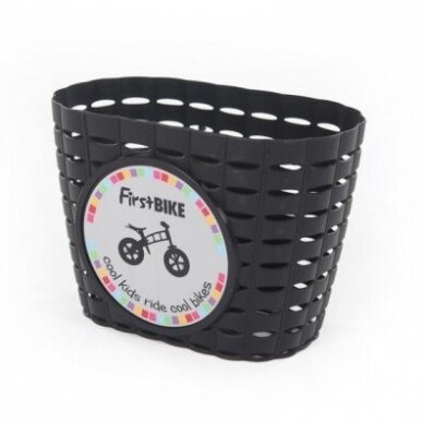 FirstBike bicycle basket black 1