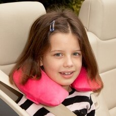 Kelioninė pagalvėlė Travel Pillow whith Secure-Belt, Pink Clippasafe