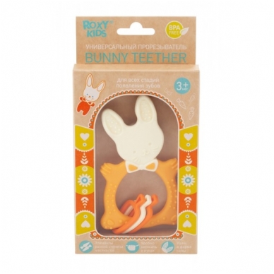 Multipurpose Bunny Teether Red, Roxy Kids 9