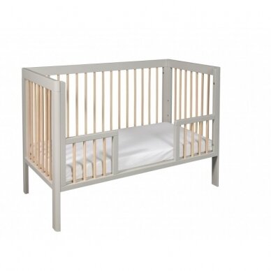 Детская кроватка Лукас Grey / Wax120*60cm 3