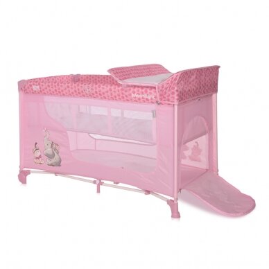 Baby Cot Moonlight 2 Layers Mellow Rose FELLOWS