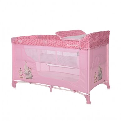 Baby Cot Moonlight 2 Layers Mellow Rose FELLOWS 2