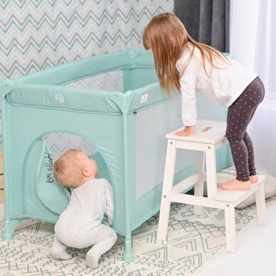 Baby Cot Noemi  1 Layer Cool Grey STAR 12