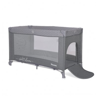 Baby Cot Noemi  1 Layer Cool Grey STAR 1