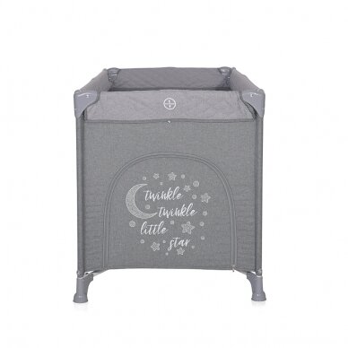 Baby Cot Noemi  1 Layer Cool Grey STAR 2
