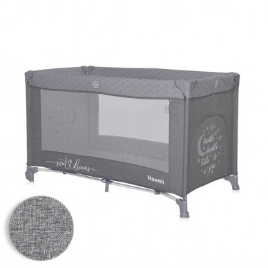 Baby Cot Noemi  1 Layer Cool Grey STAR