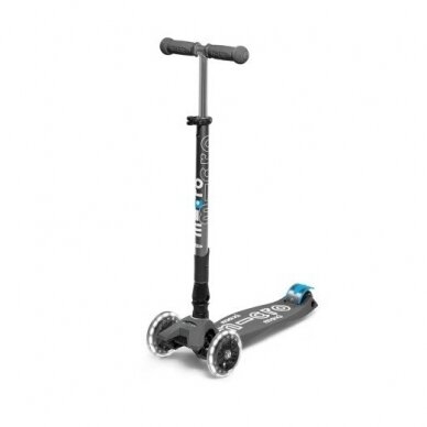 Maxi Micro Deluxe Foldable Scooter LED Volcano Grey