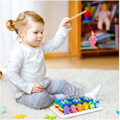 Medinis lavinamasis žaidimas Montessori 6