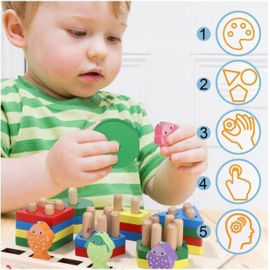 Medinis lavinamasis žaidimas Montessori 9
