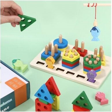 Medinis lavinamasis žaidimas Montessori 3