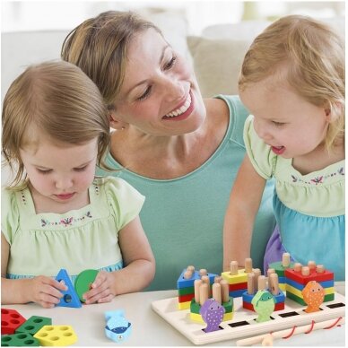 Medinis lavinamasis žaidimas Montessori 12