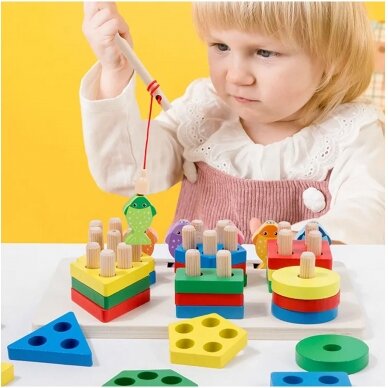 Medinis lavinamasis žaidimas Montessori 4