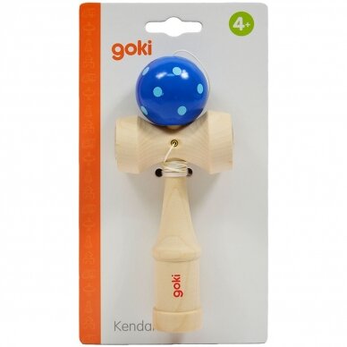 Wooden Toy Kendama Blue, Goki 1