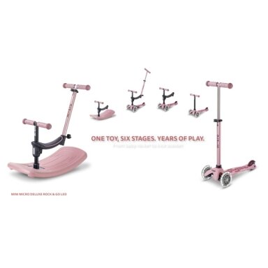 Mini Micro Deluxe Rock & Go LED Dusty Rose