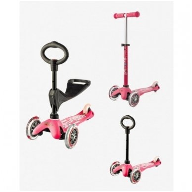 MINI MICRO 3IN1 DELUXE SCOOTER pink