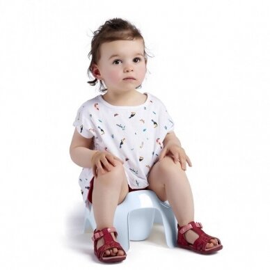 Anatomical Potty, Thermobaby, Fleur Blue 1