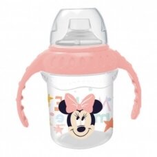 Spill-proof cup with soft silicone spout 250ml.Minnie