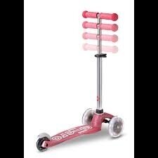 Scooter Micro Mini Deluxe Fairy Glitter LED Pink 2