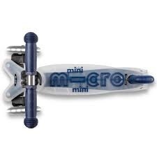 Scooter Micro Mini Deluxe Flux LED Navy 3