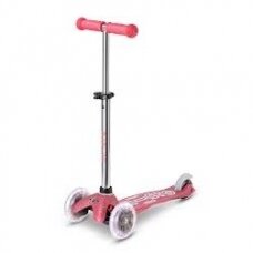 Scooter Micro Mini Deluxe Fairy Glitter LED Pink