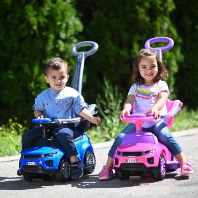 Children's push car Lorelli Off Road + Handle, Blue 3