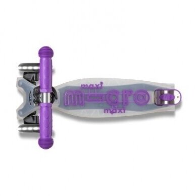Самокат Maxi Micro Deluxe Flux LED Purple 2