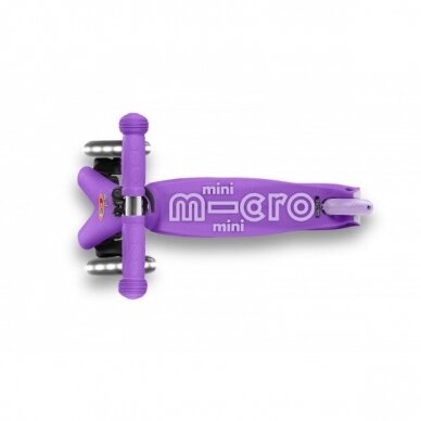 Paspirtukas Mini Micro Deluxe LED Violetinis 1