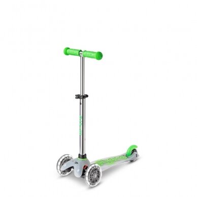 Scooter Micro Mini Deluxe Flux LED Neon Green