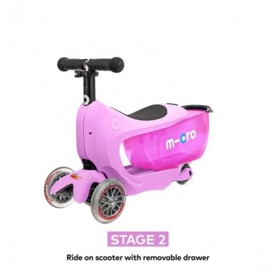 Scooter Mini2go Deluxe Plus Pink 4