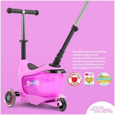 Scooter Mini2go Deluxe Plus Pink 11