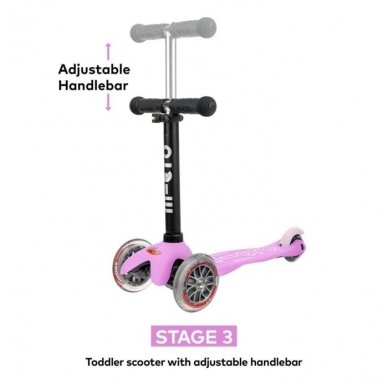 Scooter Mini2go Deluxe Plus Pink 6