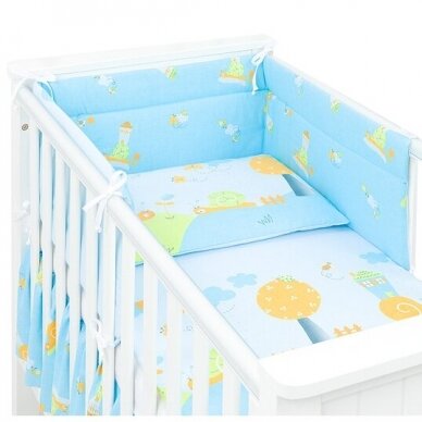 Bedding covers for the cot Mamotato Snails 3 parts