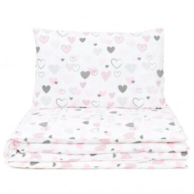 Bed covers Mamotato Hearts 2 parts
