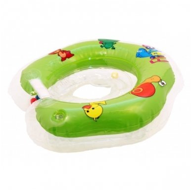 Plaukimo ratas kūdikiams ant kaklo Flipper green, Roxy Kids 1