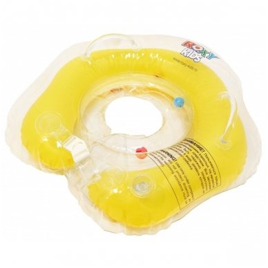 Plaukimo ratas kūdikiams ant kaklo Flipper yellow Roxy Kids 2