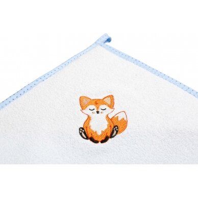 Terry hooded towel Blue  2
