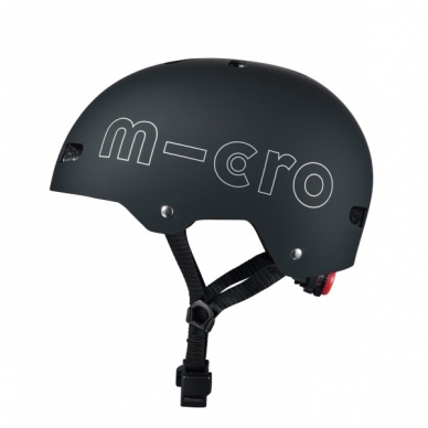 Helmet MICRO Juodas V2 New (M size) (Kopija) 1