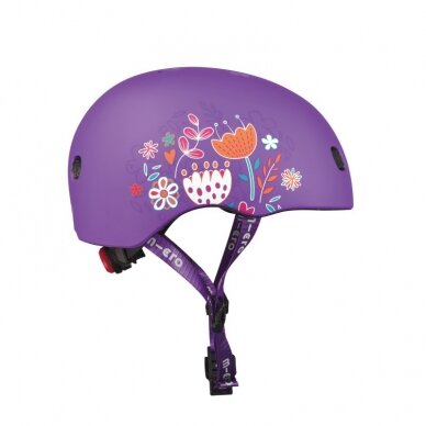 Шлем MICRO Floral Purple (M размер) 2