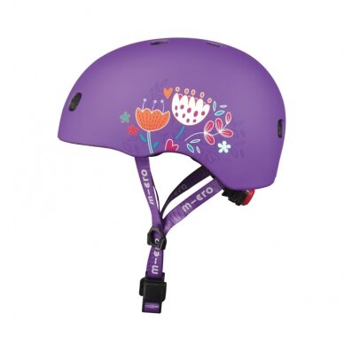 Helmet MICRO Floral Purple (S size) 4