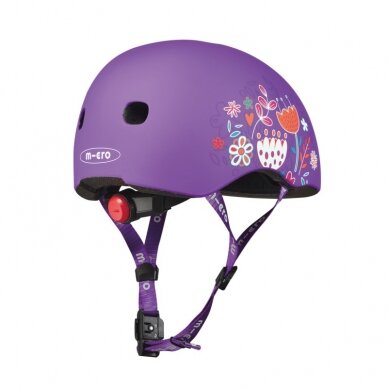 Helmet MICRO Floral Purple (S size) 1
